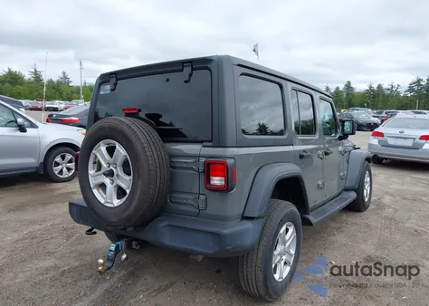 2020 Jeep Wrangler Unlimited Sport S 4X4 z USA, uszkodzony, nr VIN 1C4HJXDG5LW187222